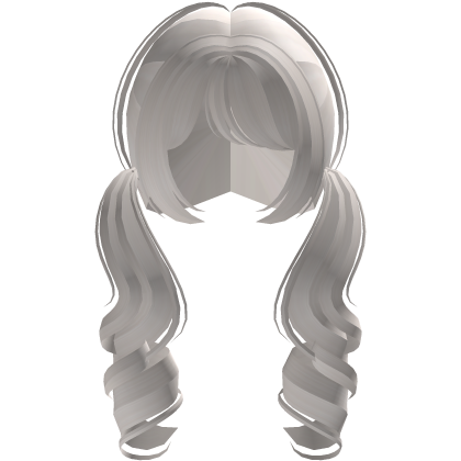 dainty little platinum blonde magical pigtails Roblox item