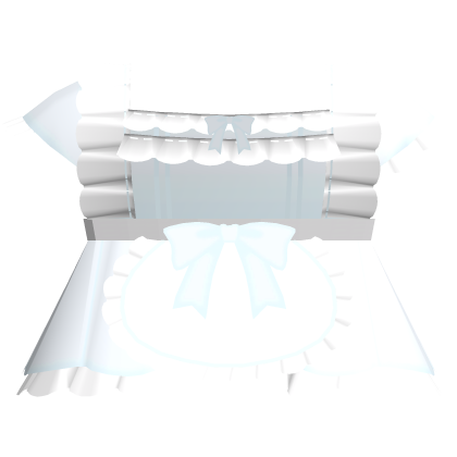 pastel blue kawaii neko maid dress