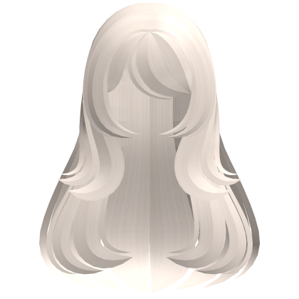 ♡ kawaii pastel blonde long flowy hair