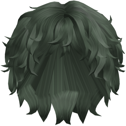 👽Green Messy Curly Anime Emo Vkei Hair👽