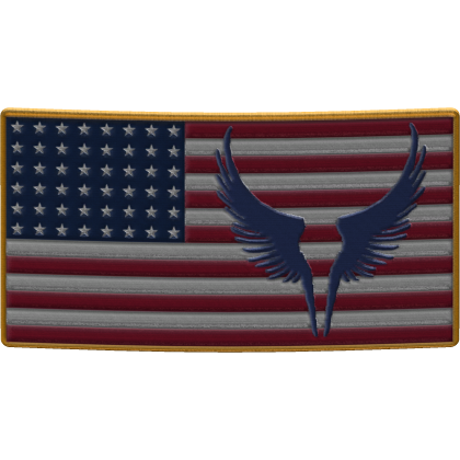[PBR] FBI HRT Blue Team US Flag Patch Roblox item