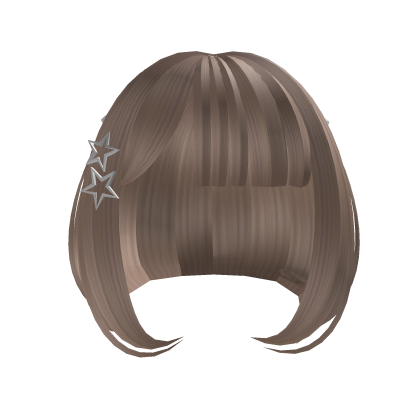 Cute Short Hair w Stars (Milktea) Roblox item
