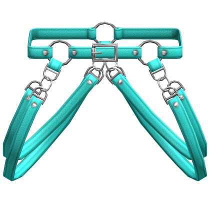 Cyan Suspender Hanging Y2K Waist Straps 3.0