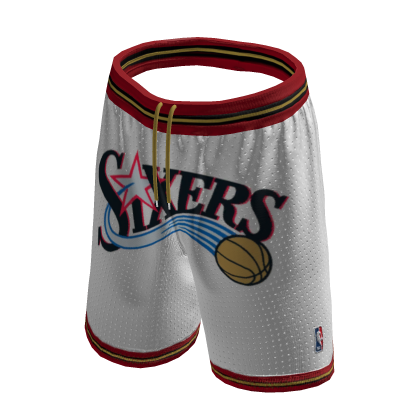Sixers Basketball Shorts Y2K 
