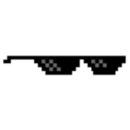 Deal with it (Transparent background) Roblox decal
