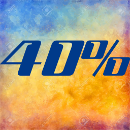 40%