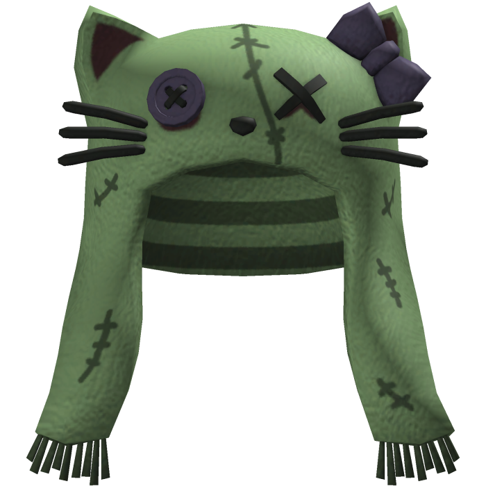 Halloween Zombie Cat Beanie