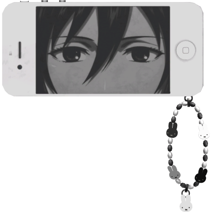 Rukia Kuchiki Iphone Face With Accessories   Roblox item