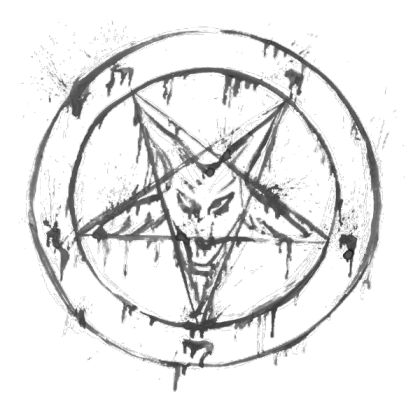 grey pentagram transparent Roblox decal
