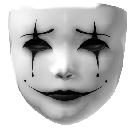 ɞ | black clown mask 🖤