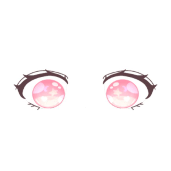 Pink chibi eyes Roblox decal