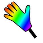 Rainbow Slap Hand