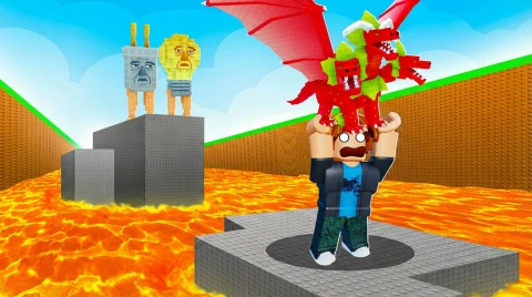 Survive LAVA for Brainrots!