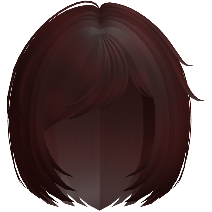 ♱ cute gothic short messy bob in red