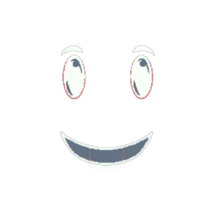 salvation smiler (aka. mario2 winning smile) Roblox decal