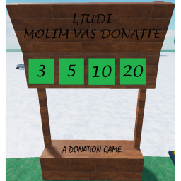 A donation game.