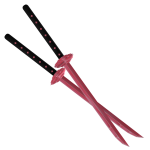 Pink Spikey Dual Katana