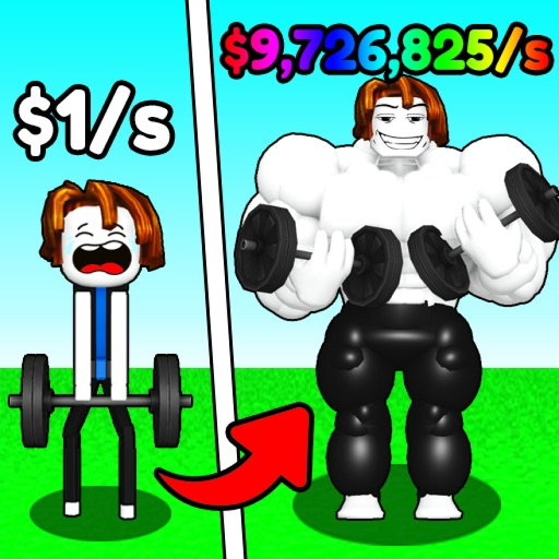 💪 Get Muscles Simulator official Roblox game thumbnail