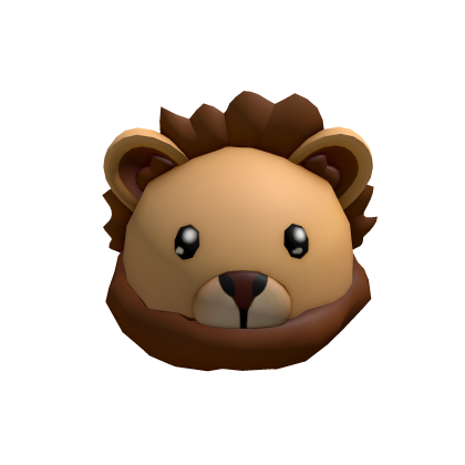 Cute lion beanie hat Roblox item