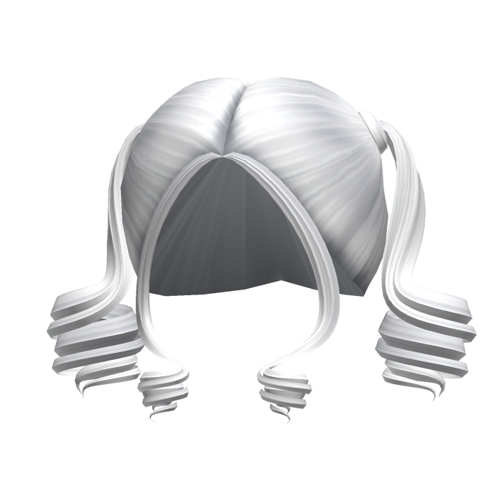 -',ৎ Preppy Short Anime Pigtails in White