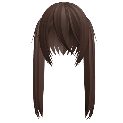 Cute Kawaii Long Moe Pigtails in Brown
