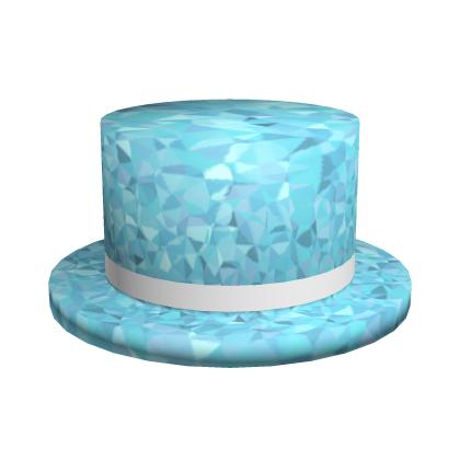 Sky Blue Sparkle Time Classic Top Hat
