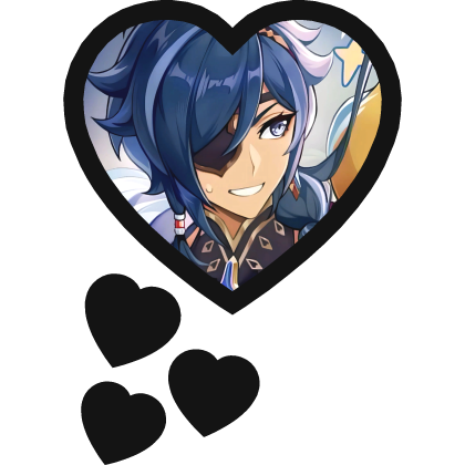 Kaeya Thinking Hearts Genshin Impact