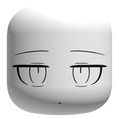 Chibi Stare Face - White