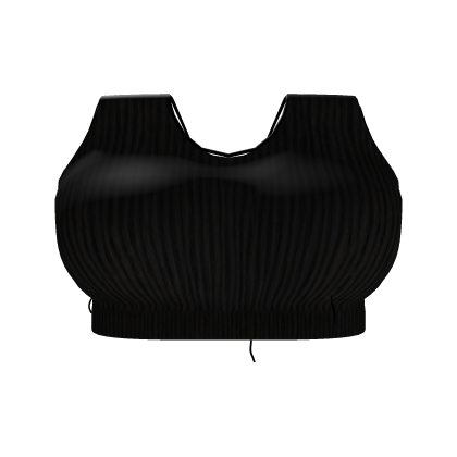 Black R6 Crop top