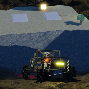 Rock Climb Up With A Rig Vehicle