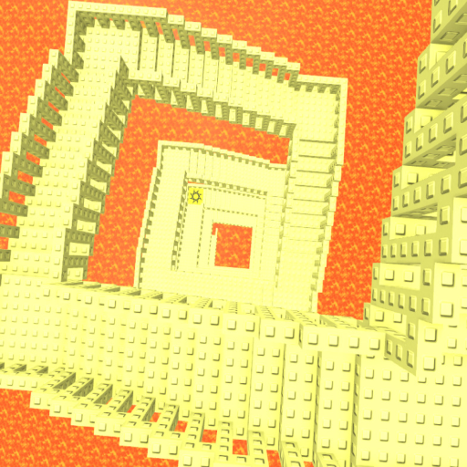 Climb Stairs But LAVA RAISING🏃  official Roblox game thumbnail