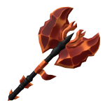 Black Orange Citrine Titanic Axe
