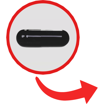 Black Pill Red Circle