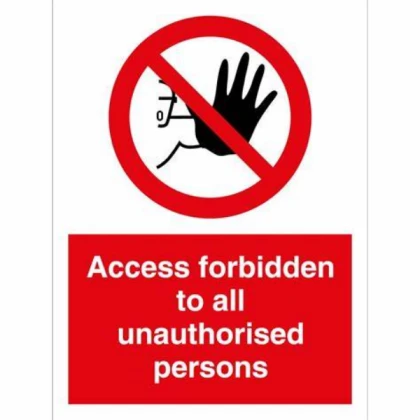 Acess Forbidden Sign