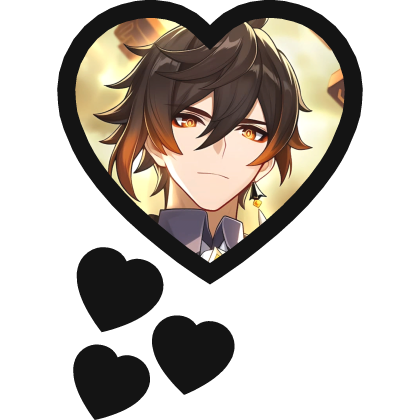 Zhongli Thinking Hearts Genshin Impact