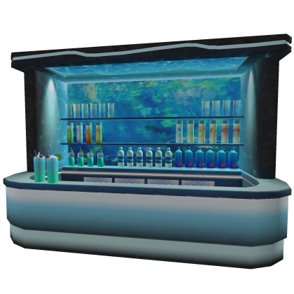 Frutiger Aero Aqua Drink Stand 