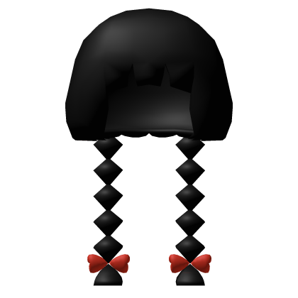 Low Poly Jelly Fish Pigtails Black Roblox item