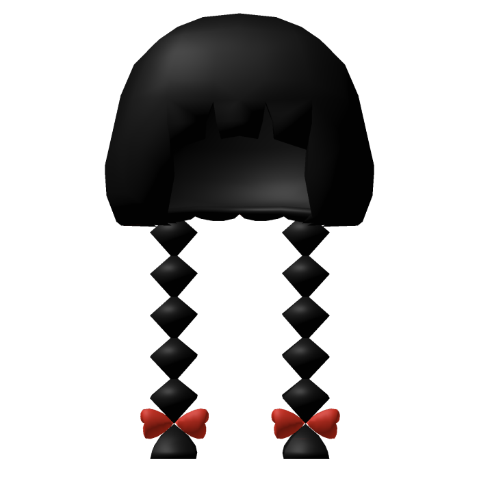 Low Poly Jelly Fish Pigtails Black