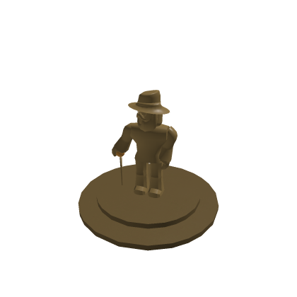 Dinosaur Park Founder Statue