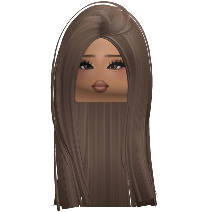 Wispy Straight Long Hair (Brown)