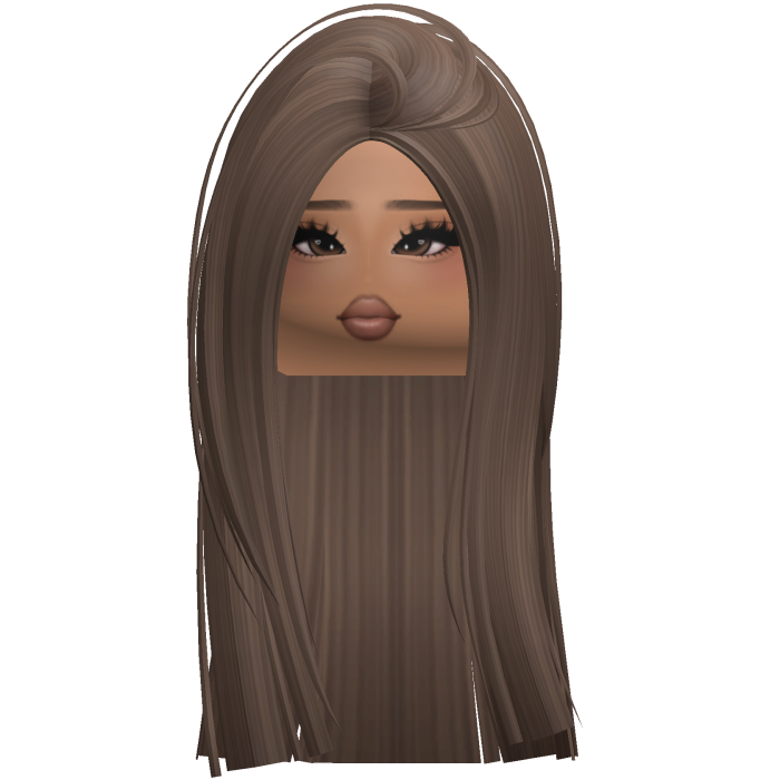 Wispy Straight Long Hair (Brown)