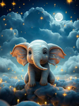 Cute Elephant army