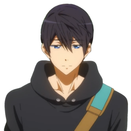 haru nanase transparent hoodie Roblox decal
