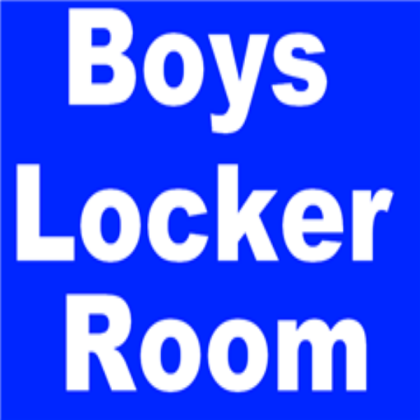 Boys Locker Room Sign Roblox decal