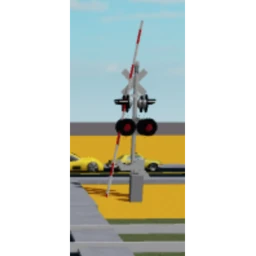 (UPDATE) truck break railroad crossing and gate icon