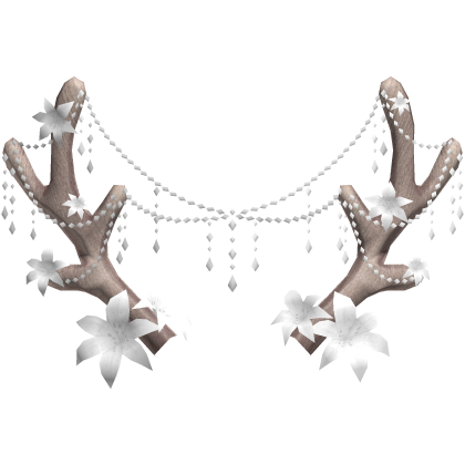 Ethereal Christmas Fairy Fawn Antlers w/ Jewels