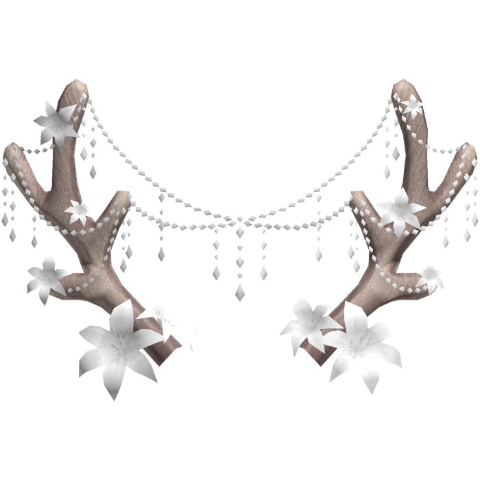 Ethereal Christmas Fairy Fawn Antlers w/ Jewels