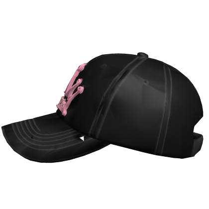 Black Pink Star Cap Roblox item