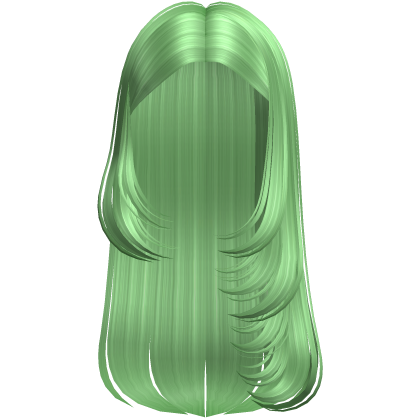 Green Trendy Y2k Spikey Layered Long Hair Roblox item