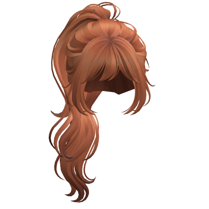 Wavy High Side Ponytail(Ginger) Roblox item